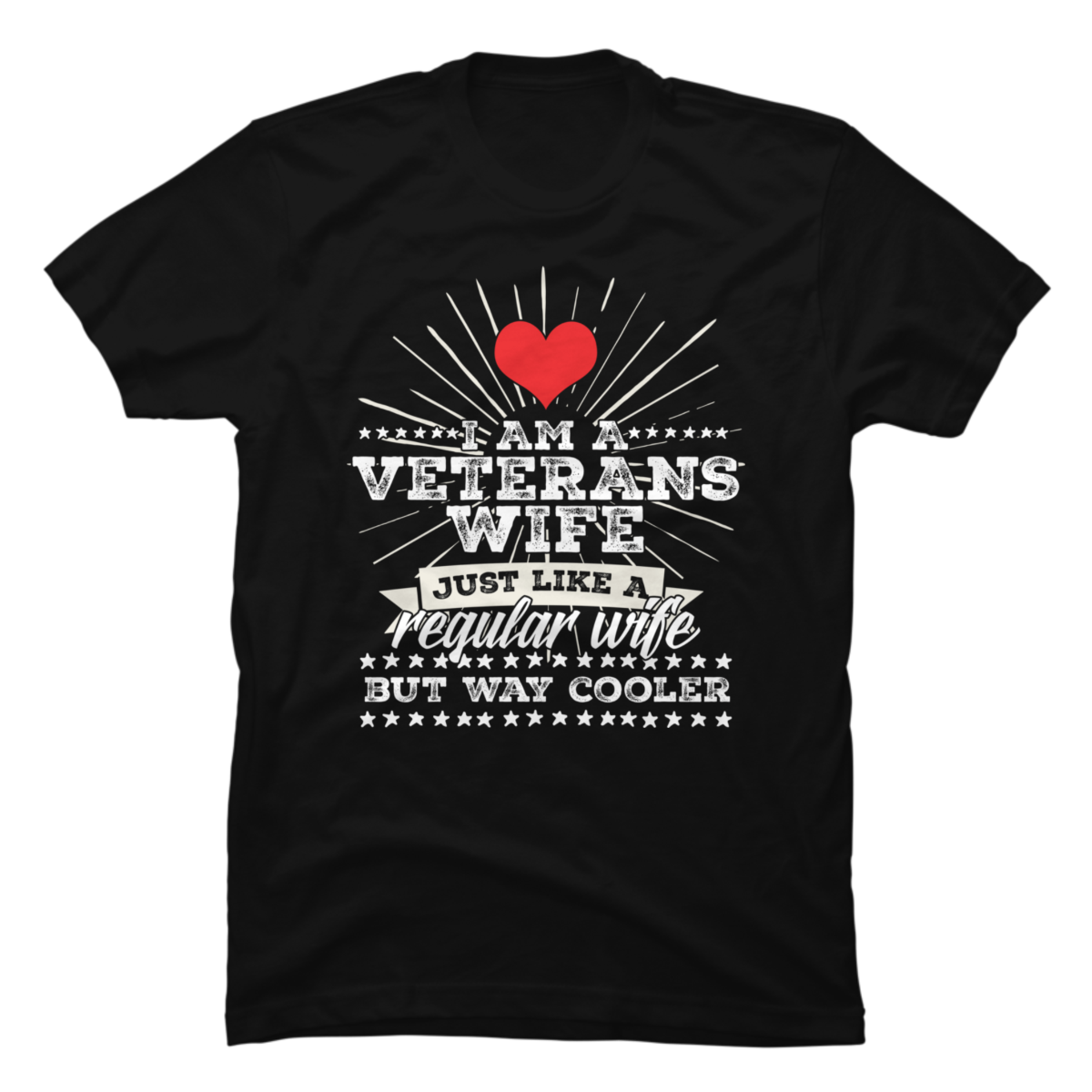 I’m A Veteran’s Wife - Buy t-shirt designs