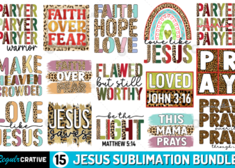 Jesus Sublimation Bundle