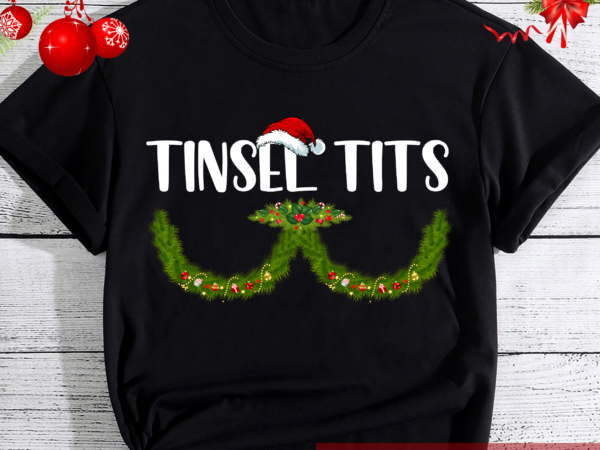 Jingle balls tinsel tits christmas couple matching chestnuts nc 1 vector clipart