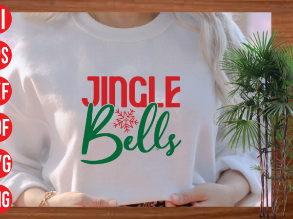 Jingle bells t shirt design, jingle bells svg cut file, jingle bells svg design ,christmas svg mega bundle , 130 christmas design bundle , christmas svg bundle , 20 christmas