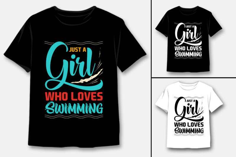 Just A Girl T-Shirt Design Bundle