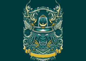 Kabuto t shirt vector art