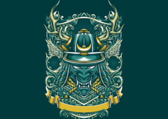 Kabuto t shirt vector art