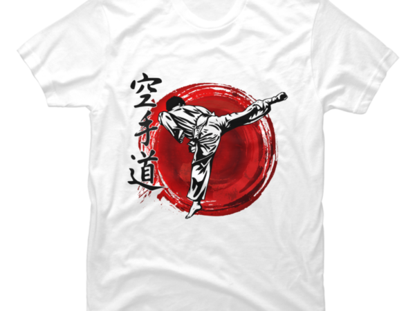Karate do t shirt vector art