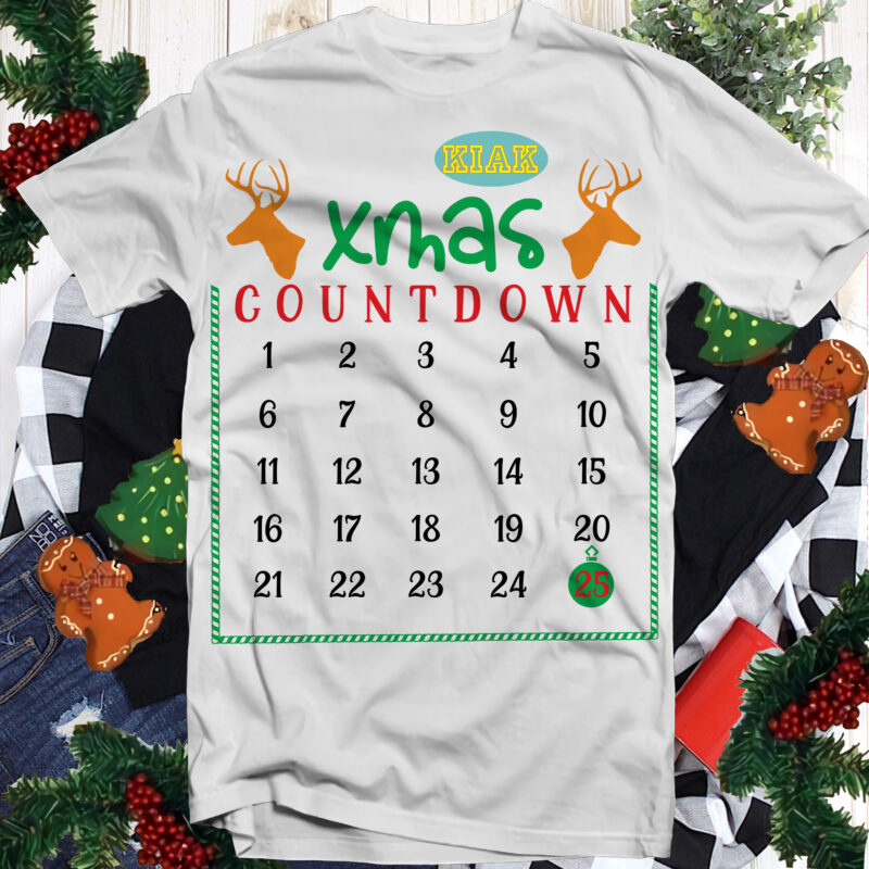 Xmas Countdown Svg, Xmas Countdown Png, Christmas Countdown Svg, Christmas Svg, Christmas Tree Svg, Noel, Noel Scene, Santa Claus, Santa Claus Svg, Santa Svg, Christmas Holiday, Merry Holiday, Xmas, Believe