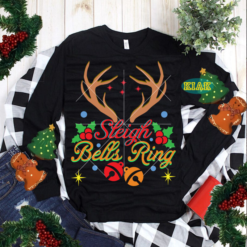 Sleigh Bells Ring Svg, Sleigh Bells Ring Png, Christmas Svg, Christmas Tree Svg, Noel, Noel Scene, Christmas Holiday, Merry Holiday, Xmas, Christmas Decoration, Believe Svg, Holiday Svg, Reindeer Christmas Svg