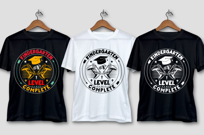 Level Up T-Shirt Design Bundle