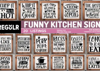 Kitchen Sign Svg bundle