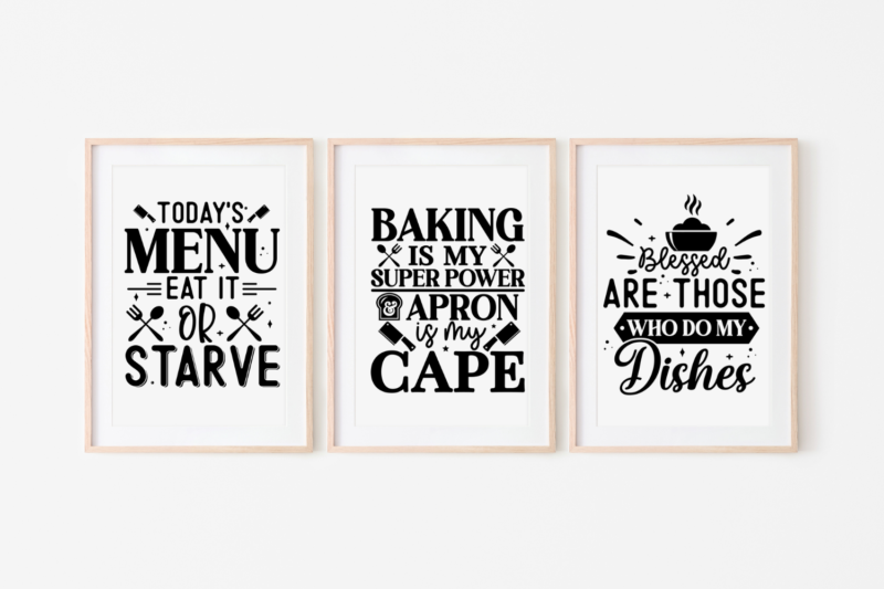 Kitchen Sign SVG Bundle