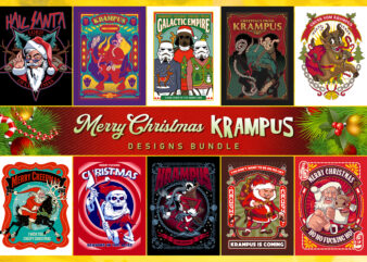 MERRY CHRISTMAS KRAMPUS – designs bundle