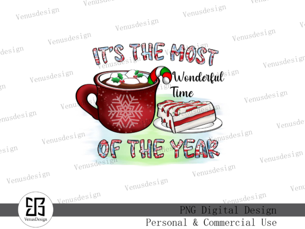 It’s the most wonderful time of the year png t shirt design for sale