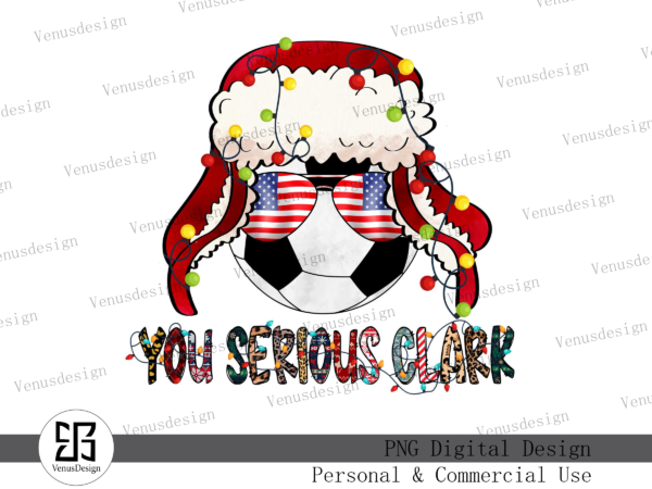 You serious clark soccer sublimation t shirt design template