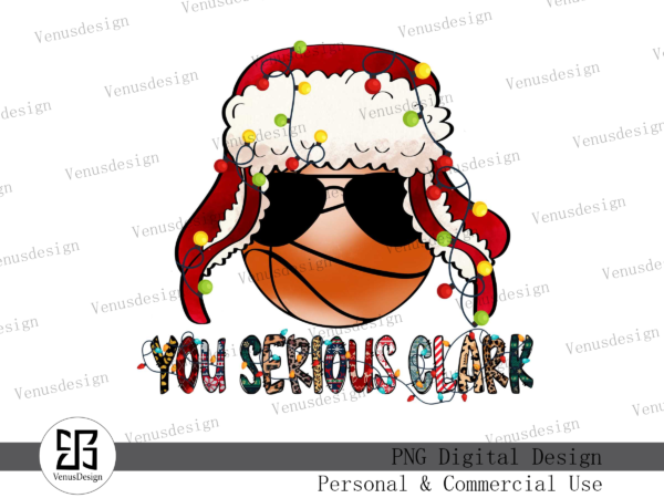 You serious clark basketball png t shirt design template