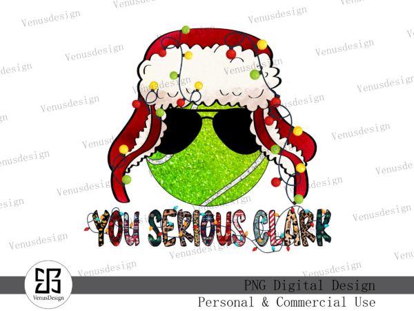 You serious clark tennis png t shirt design template