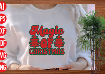 Magic of Christmas Retro T shirt design, Magic of Christmas Retro SVG cut file, Magic of Christmas Retro SVG design, Christmas Png, Retro Christmas Png, Leopard Christmas, Smiley Face Png,