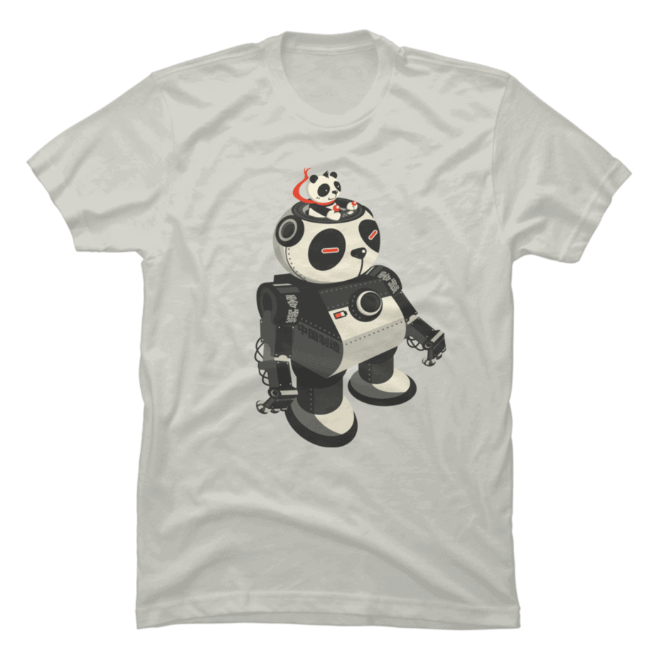 Mecha-Panda,Mecha-Panda present,Mecha-Panda tshirt - Buy t-shirt designs