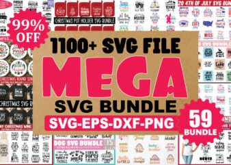 Mega Bundle 1180 SVG designs Huge SVG Bundle Big SVG Bundle