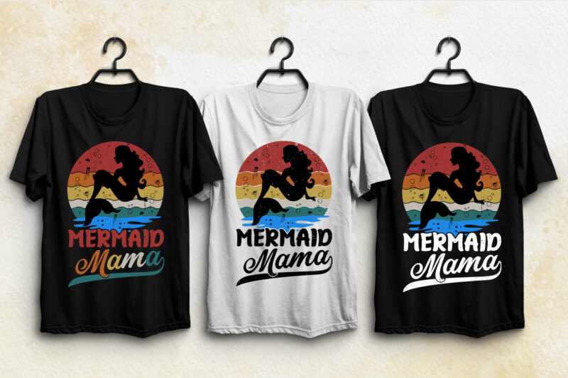 120 Retro Vintage Sunset T-Shirt Design Mega Bundle