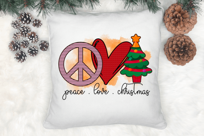 Peace Love Christmas Sublimation Bundle