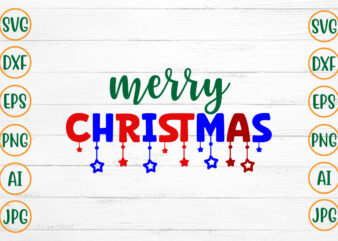 Merry Christmas SVG Design