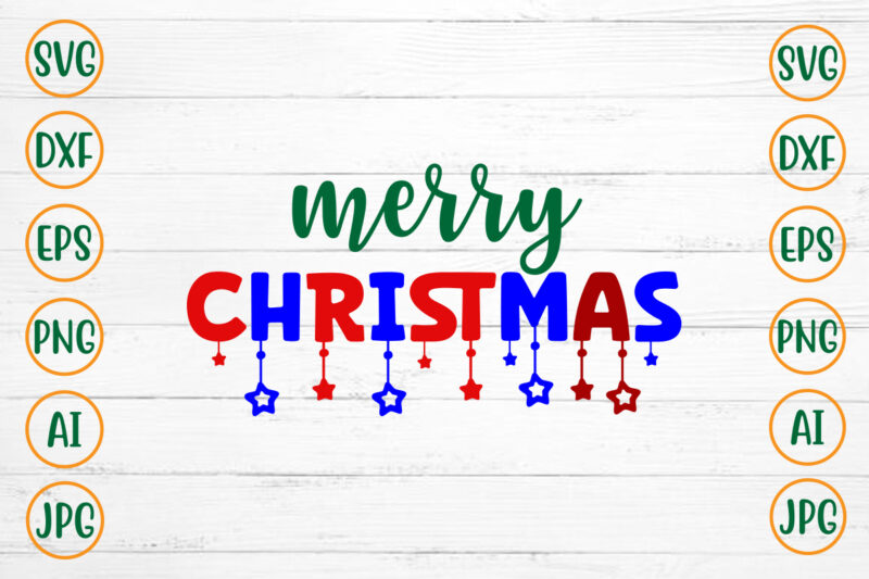 Merry Christmas SVG Design