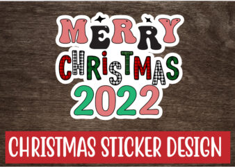 Christmas Sticker Design