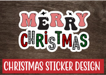 Christmas Sticker Design