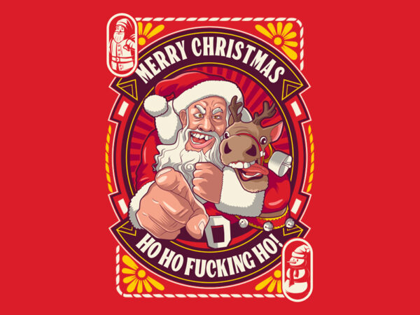 Merry christmas t shirt designs for sale