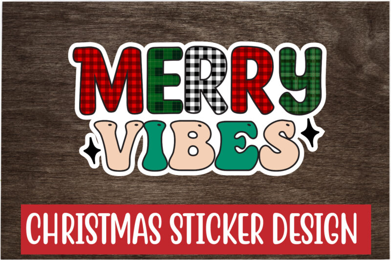 Christmas Sticker Design Bundle