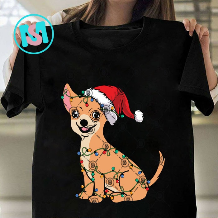 Christmas Dog Clipart Set | Festive Dogs | SVG Christmas Clipart | SVG Dog Clipart | Dogs in Christmas Hats | Abstract Dog Christmas Clipart