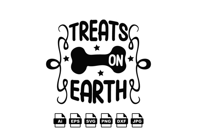 Treats on earth Merry Christmas shirt print template, funny Xmas shirt design, Santa Claus funny quotes typography design