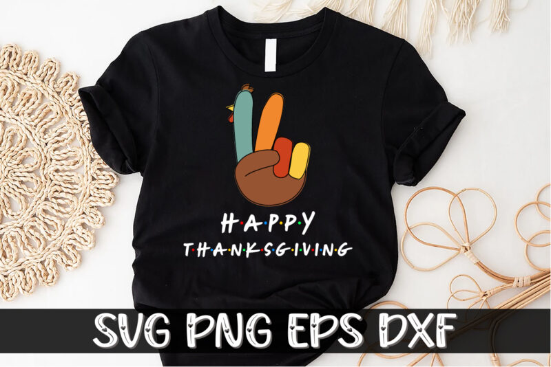 Happy Thanksgiving Shirt Print Template