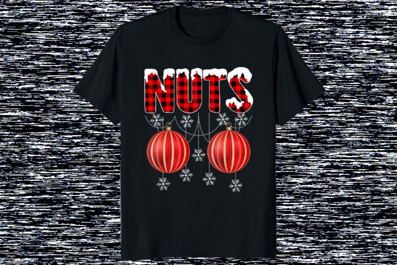 Chest Nuts Christmas shirt print template Matching Couple Chestnuts plaid pattern Merry Christmas element vector illustration Xmas holiday shirt design