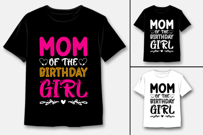 Girl T-Shirt Design Bundle