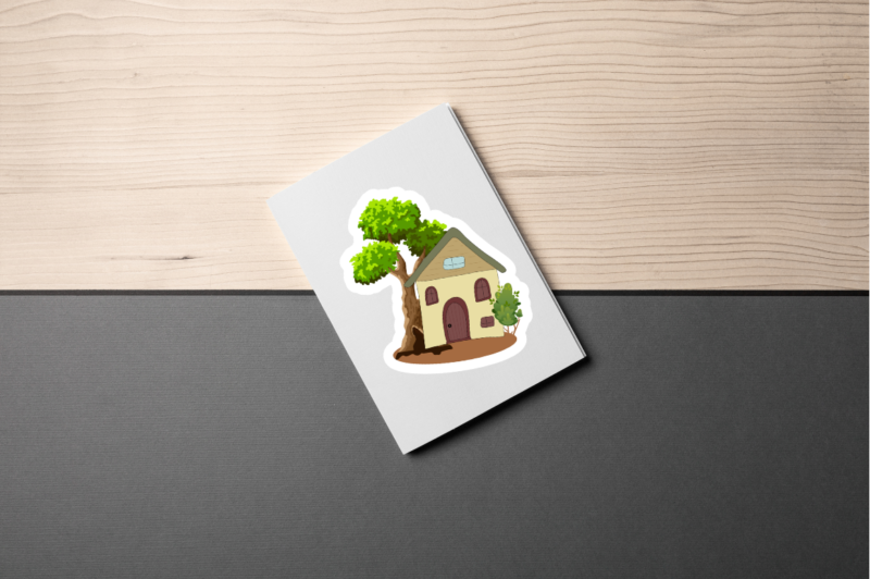 Little Cozy Houses Sticker Bundle