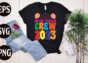 New Year Crew 2023 retro design, New Year Crew 2023 SVG design, New Year’s 2023 Png, New Year Same Hot Mess Png, New Year’s Sublimation Design, Retro New Year Png,
