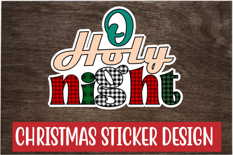 Christmas Sticker Design Bundle