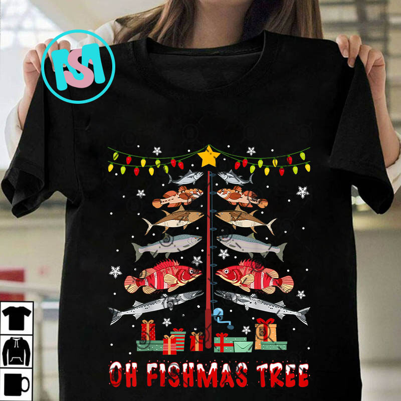 Merry Christmas Fishing PNG, Merry Fishmas PNG, Fishing PNG, Digital Download