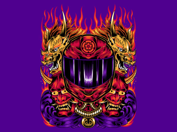 Oni mask 01 t shirt design online