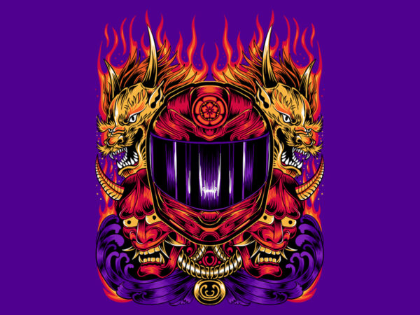 Oni mask 01 t shirt design online