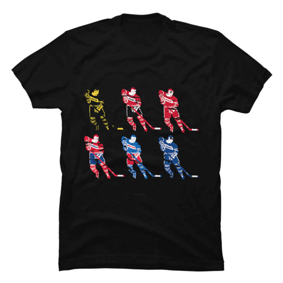 Original 6 Hockey Teams Table Hockey Fan Vintage Buy tshirt designs