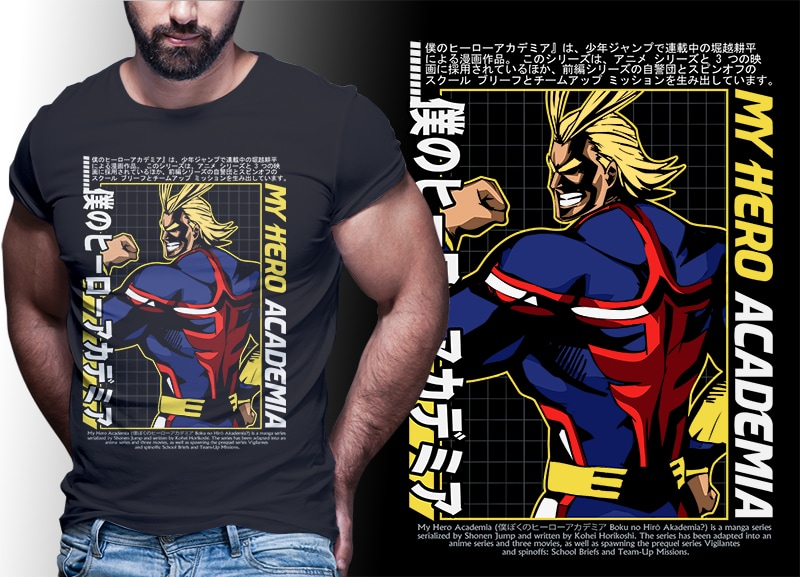 ANIME PART#5 My Hero Academia EDITION TSHIRT DESIGNS BUNDLE