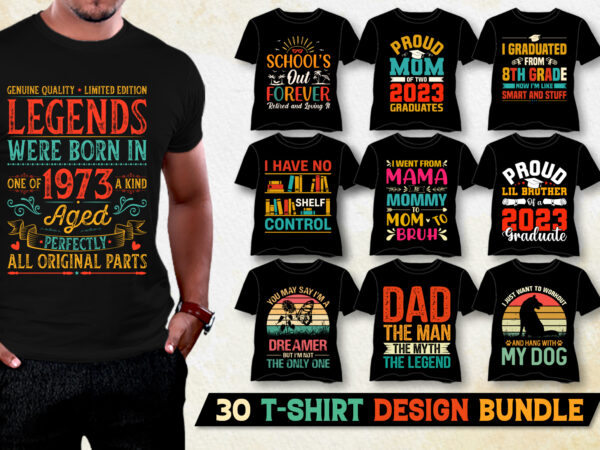 Pod t-shirt design bundle