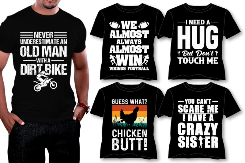 POD T-Shirt Design Bundle
