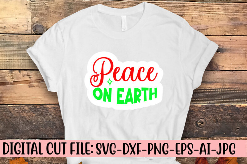 Peace On Earth SVG Cut File