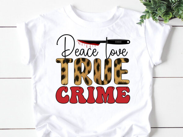 True crime sublimation design template