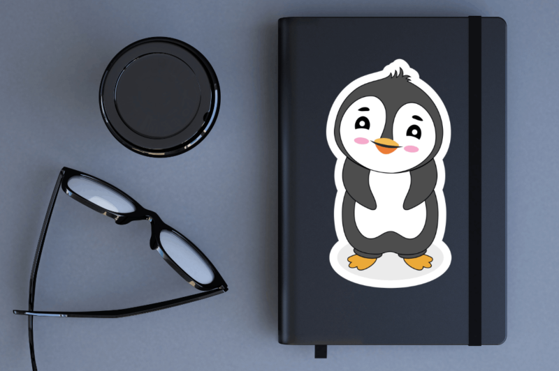 Funny Penguins Sticker Bundle - Buy t-shirt designs