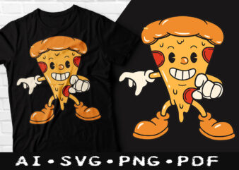 Pizza funny tshirt design, Pizza funny t-shirt design, Funny Pizza svg, Human Pizza tshirt, Crazy cat design, Pizza logo design