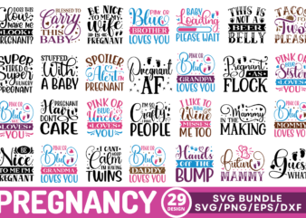 Pregnancy SVG Bundle