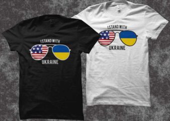 I stand with ukraine t-shirt design for commercial use
